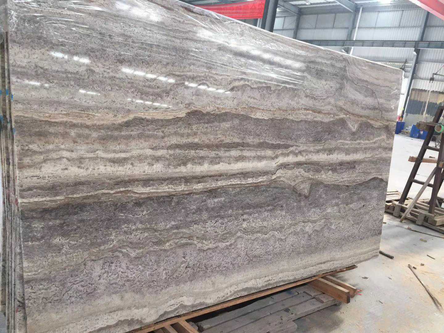 Silver  Travertine
