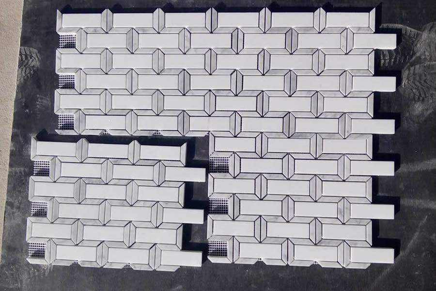 Crystal White & Carrara White