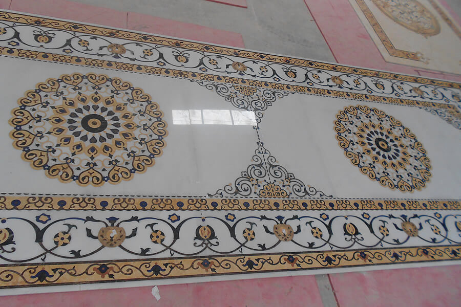 Water-jet Medallion-17